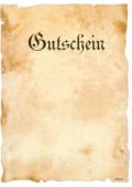 [1643289800] Designblatt A4 210x297 mm 'Gutschein' 170 g/qm
